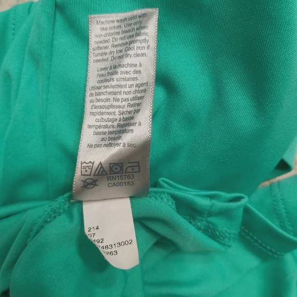 Champion C9 Brand Semi Fitted Active Wear Women Size Medium Green Short Sleeve - Picture 9 of 11